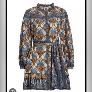 Farm Rio Cocopalm Geometric XS Mini Dress